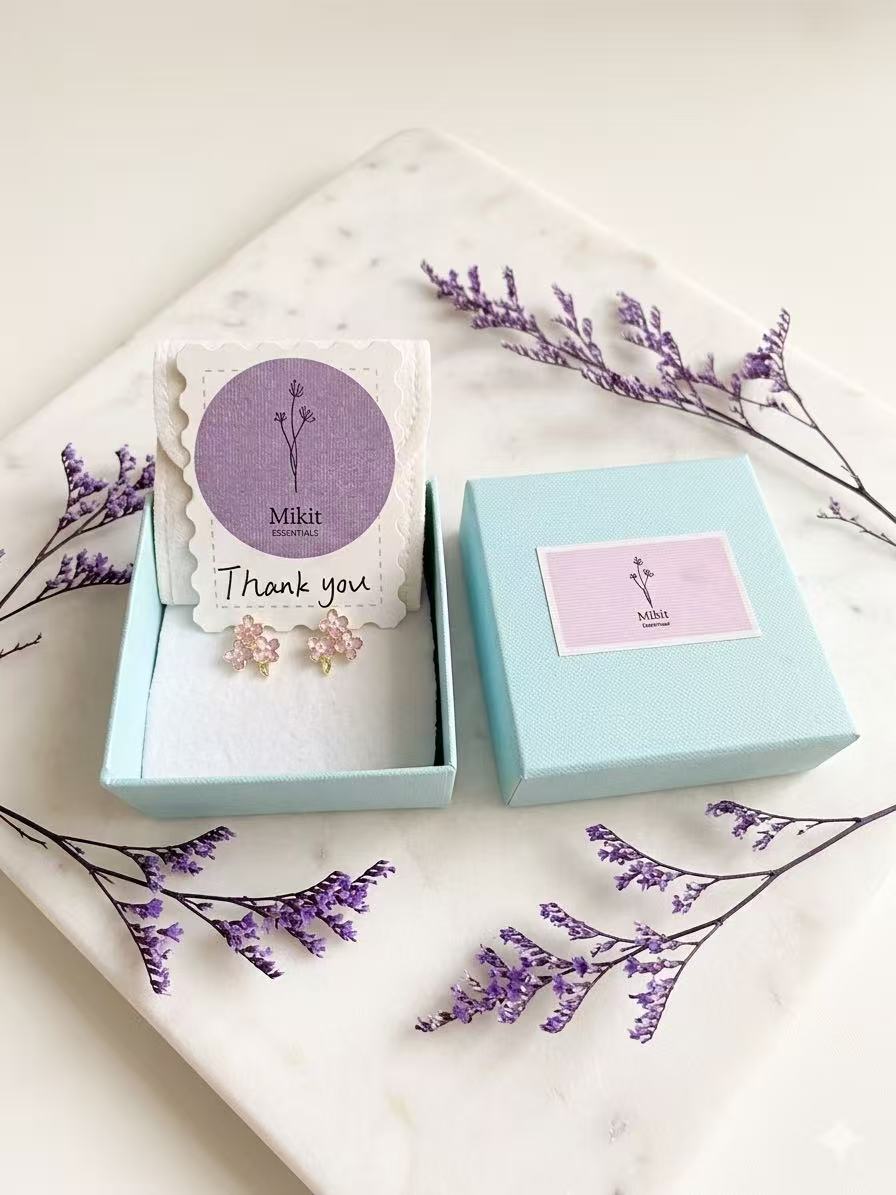 Mikit Pink Sakura Studs: A Tribute to Timeless Spring
